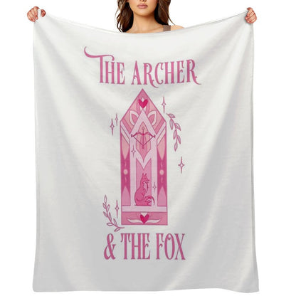 The Archer And The Fox - Once Upon A Broken Heart Throw Blanket