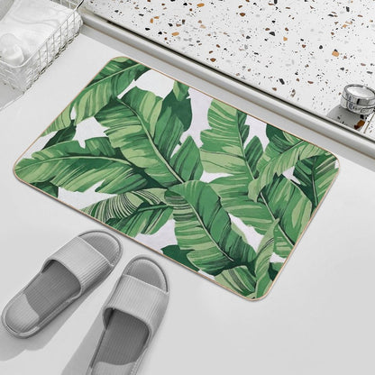 Tropical Banana Leaves VI Bath Mat