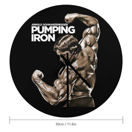 Arnold Schwarzenegger Classic Pumping Iron Wall Clock