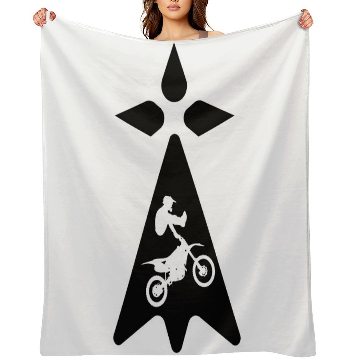 Biker Breizh Throw Blanket