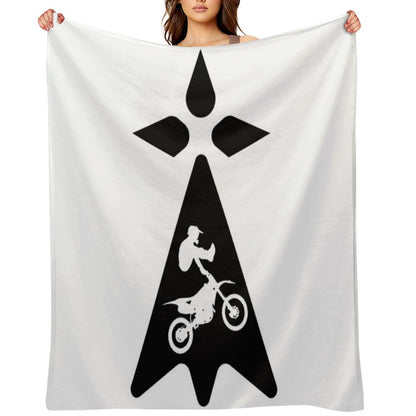 Biker Breizh Throw Blanket