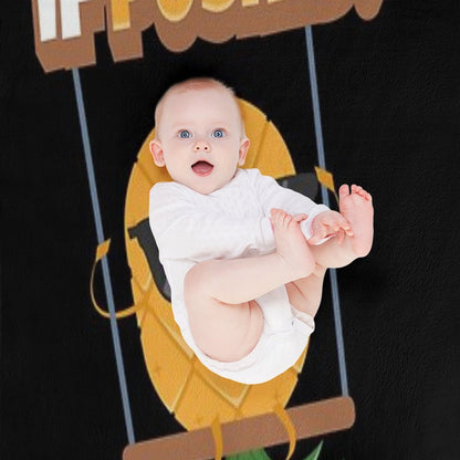 Swingers Pineapple Swinging Lifestyle Funny Swinger Throw Blanket