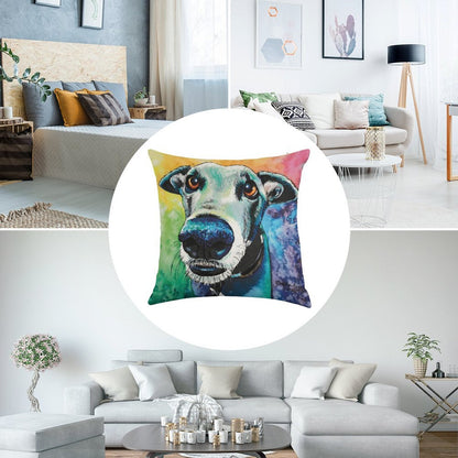 The Look of Love Linen Throw Pillow Cover
