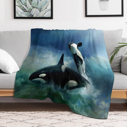 Orca Throw Blanket