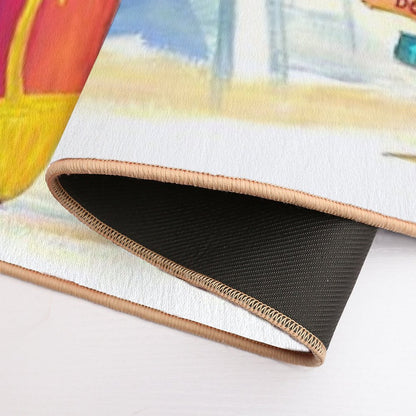 Surfboard Philosophy  - Enjoy Life, Travel And Surf - Surfboard Wall Bath Mat
