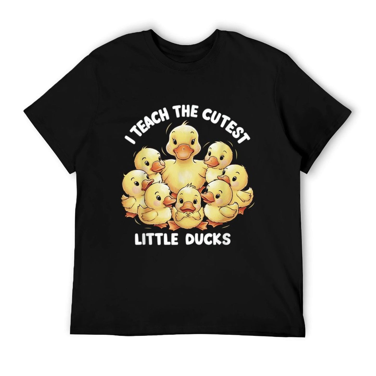 I Teach Cutest Little Ducks Kindergarten Era Teacher Gifts T-Shirt