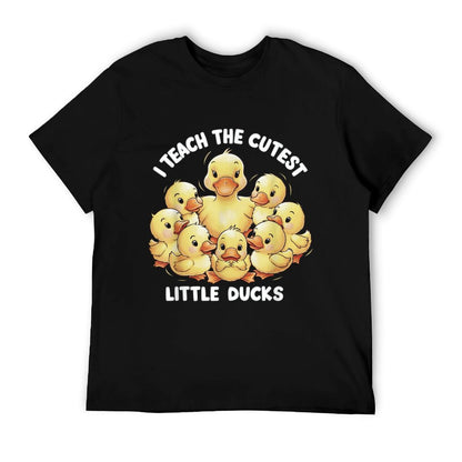 I Teach Cutest Little Ducks Kindergarten Era Teacher Gifts T-Shirt