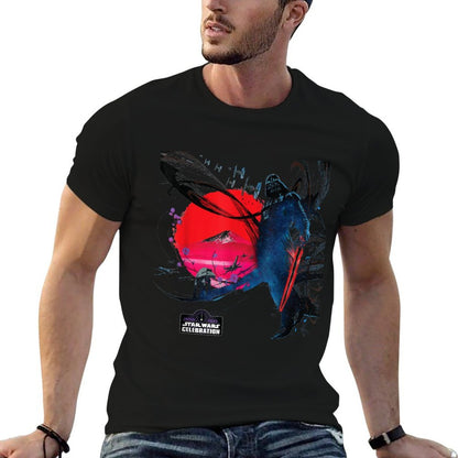 Star Wars Celebration Japan 2025 Key Art Darth Vader & Logo  Trendy Pattern T-Shirt