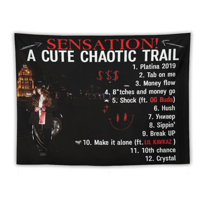 SENSATION! A Cute Chaotic Trail Tapestry