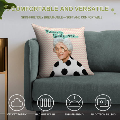 Sophia Petrillo Soft Style Accent Throw Pillow