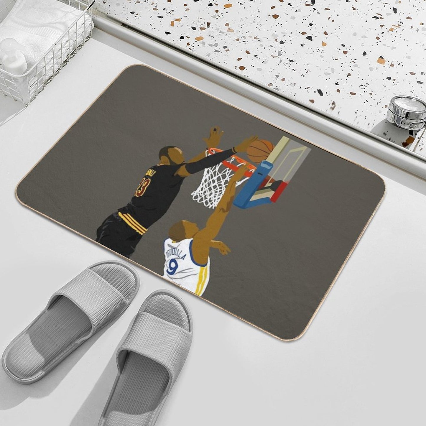 OH, BLOCKED BY JAMES Bath Mat