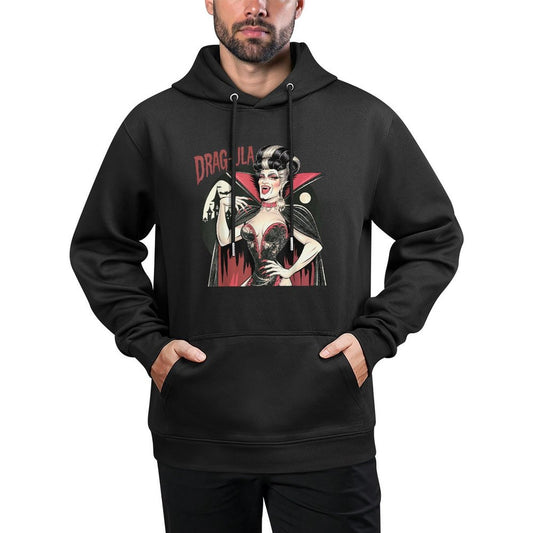 Vampire Funny Halloween Drag Queen Dragula Queer Gay Relaxed Fit Hoodie