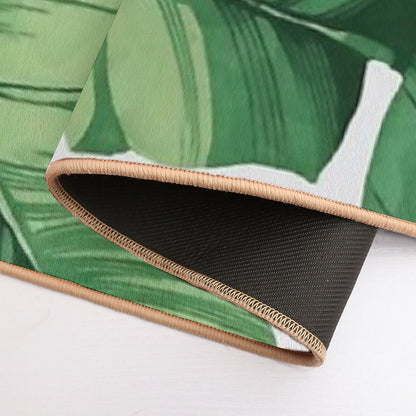 Tropical Banana Leaves Bath Mat