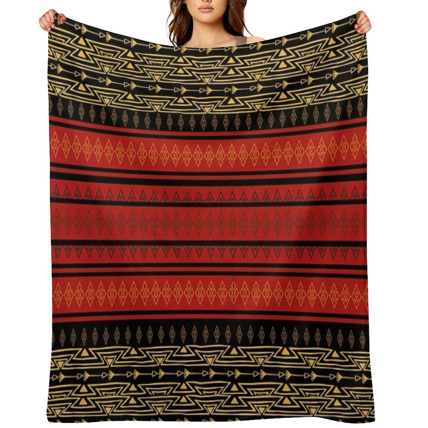 Igorot Pattern Throw Blanket