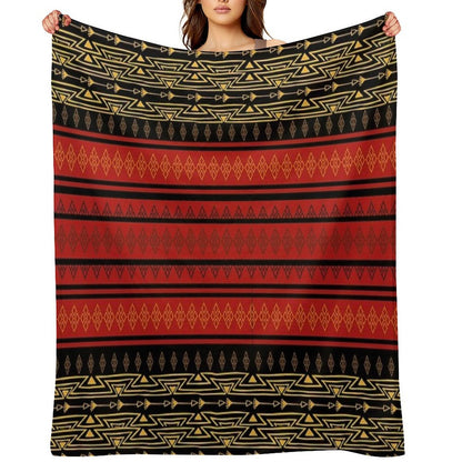 Igorot Pattern Throw Blanket