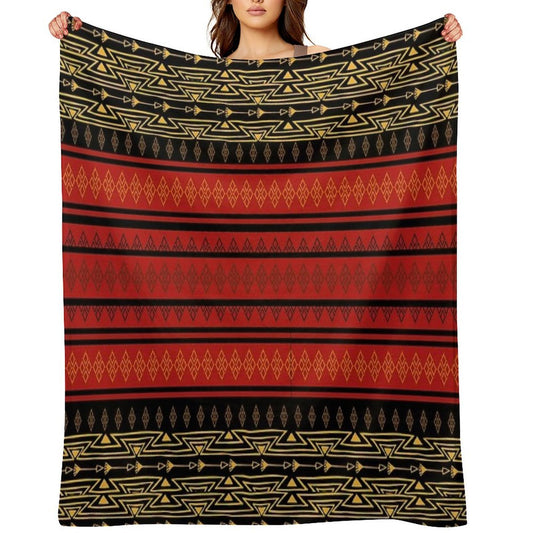 Igorot Pattern Throw Blanket