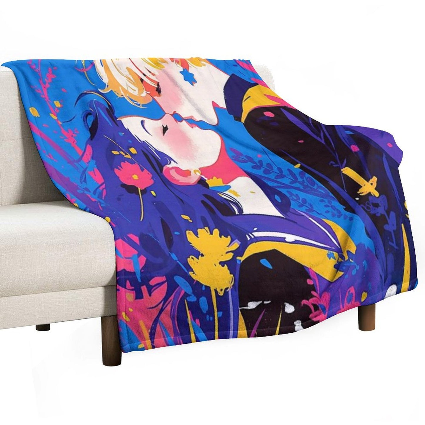 Spring Love Throw Blanket