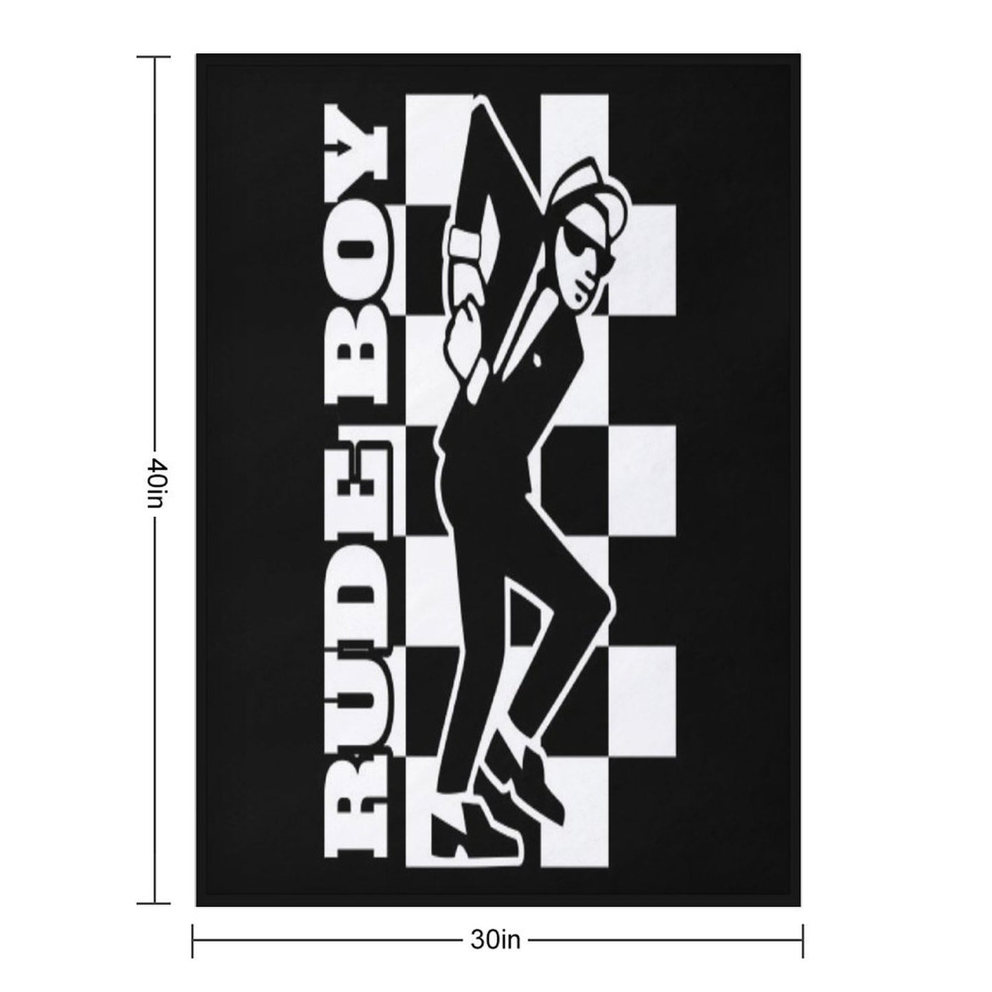 Rude Boy Throw Blanket