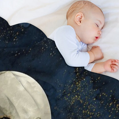 Bronze Night Throw Blanket