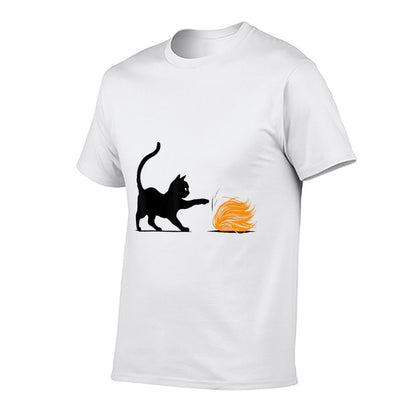 Funny Cat Playing With Trump Hair  Soft T-Shirt