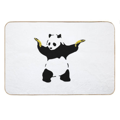 Bad Panda Stencil Bath Mat