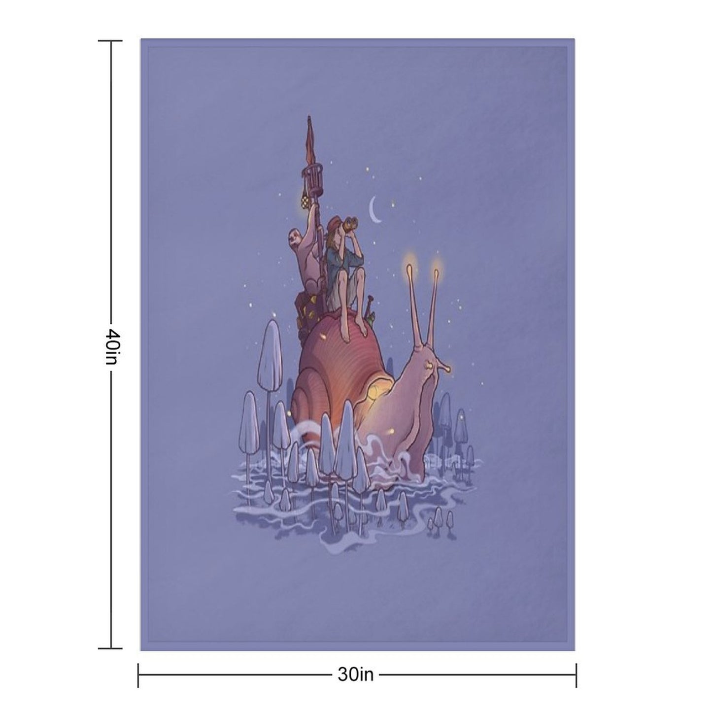 Sluggage Throw Blanket