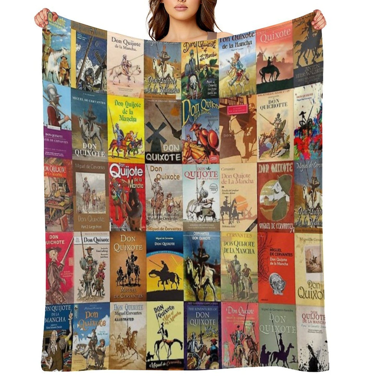 Don Quixote Throw Blanket