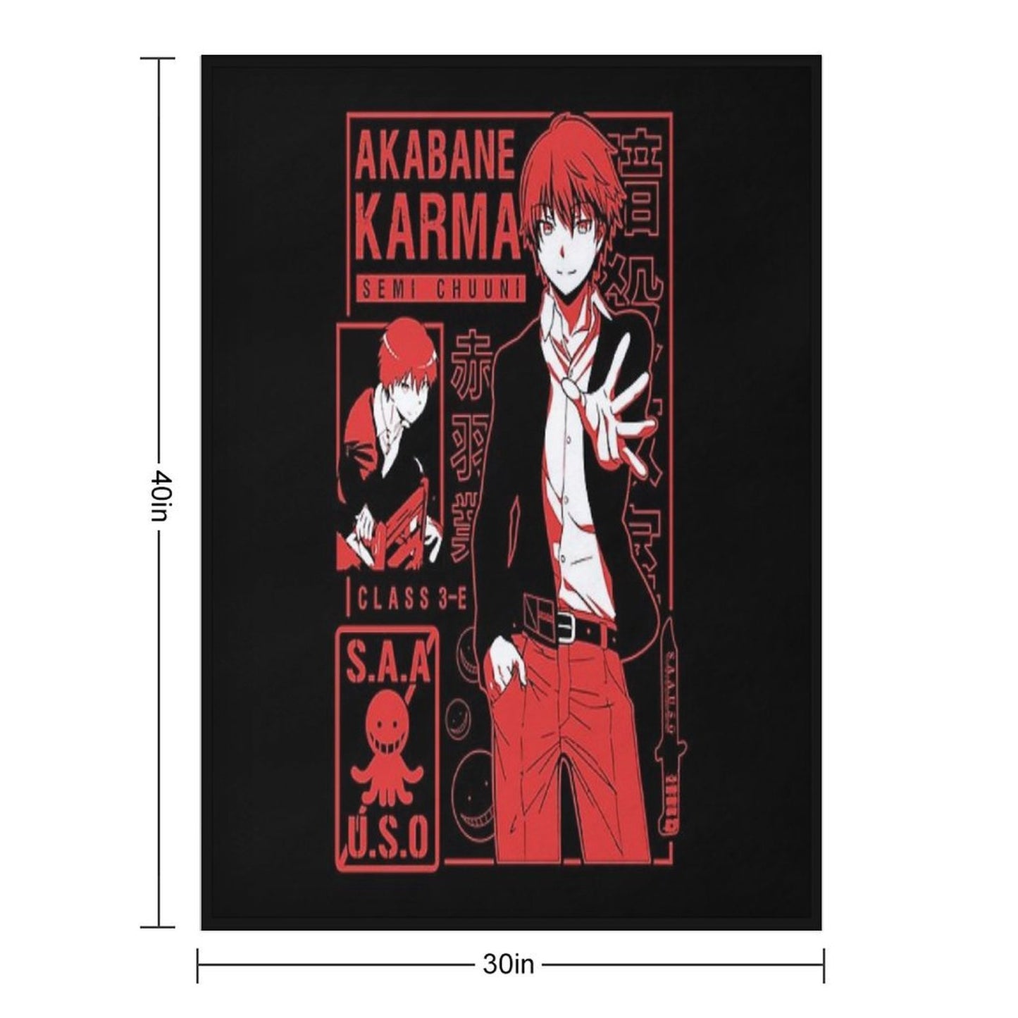 KARMA AKABANE Classic Throw Blanket