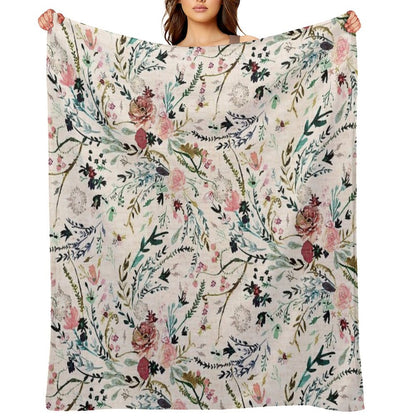 Fable Floral Throw Blanket