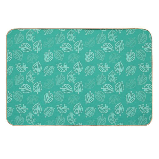 Nook Leaf in Turquoise Bath Mat