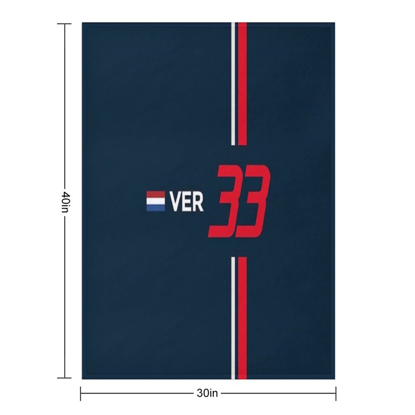 F1 2021 - #33 Verstappen Throw Blanket