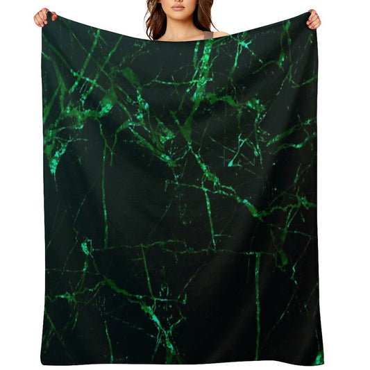 Alien Marble Throw Blanket