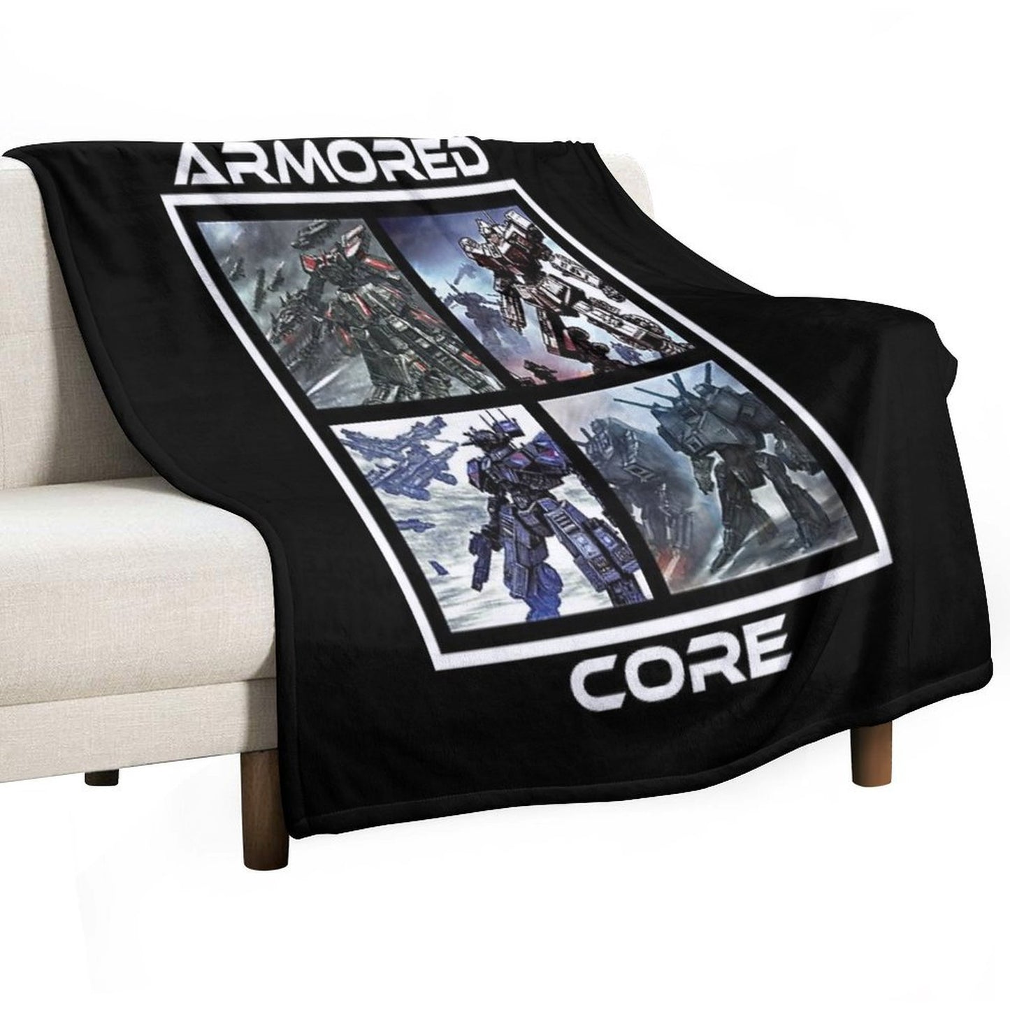 Armored Core 4 Throw Blanket