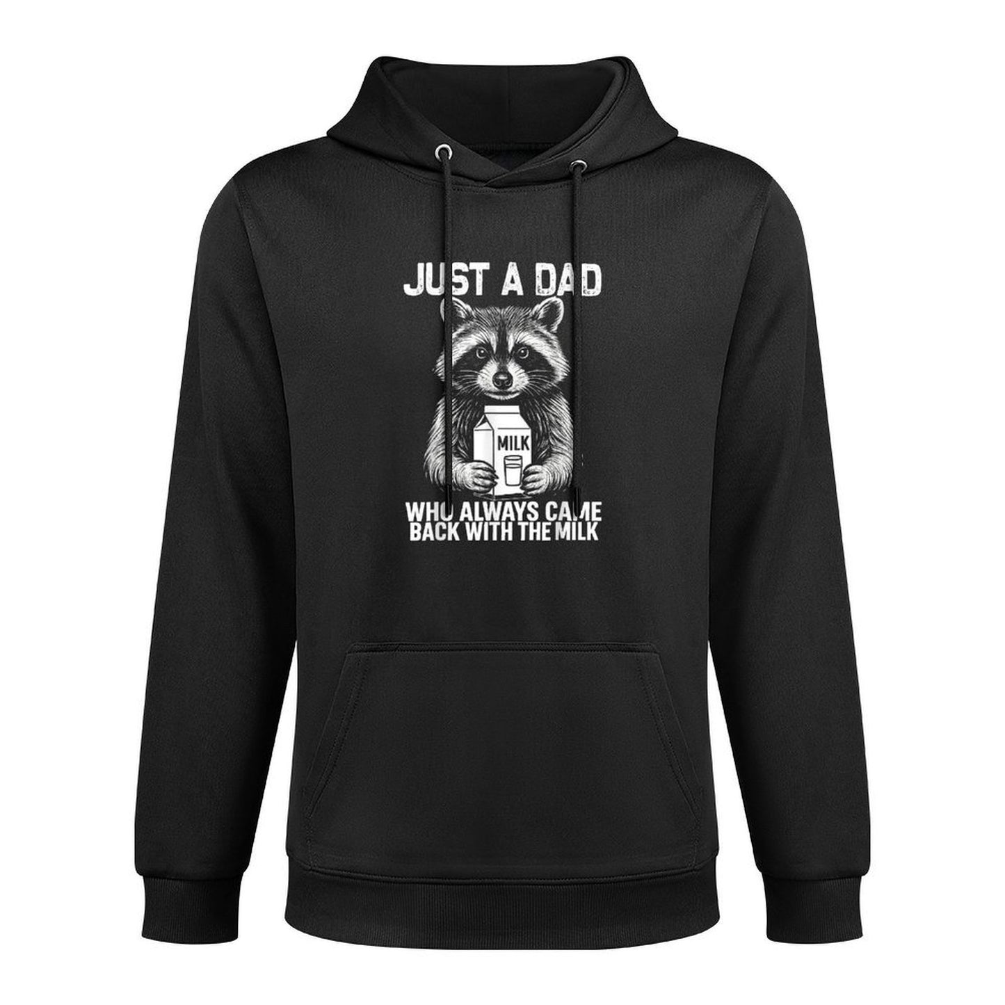 Just A Dad Who Always Came Back Fathers Day Funny Mens Unisex Design Hoodie