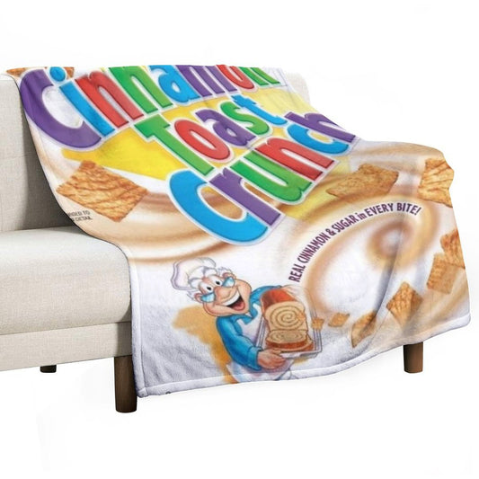 Cinnamon Toast Crunch Throw Blanket