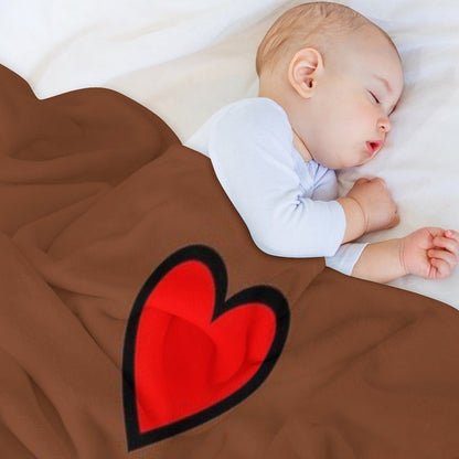 Brown Bear And Cony in Love Classic Throw Blanket