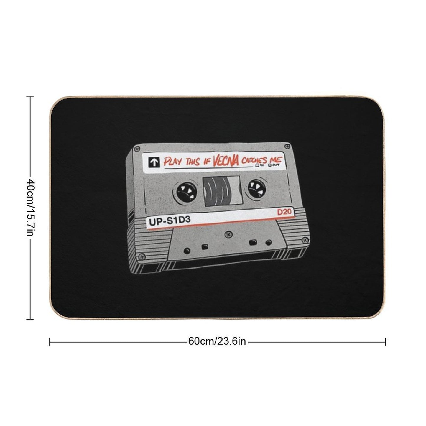 Play This in Case of Vecna Bath Mat