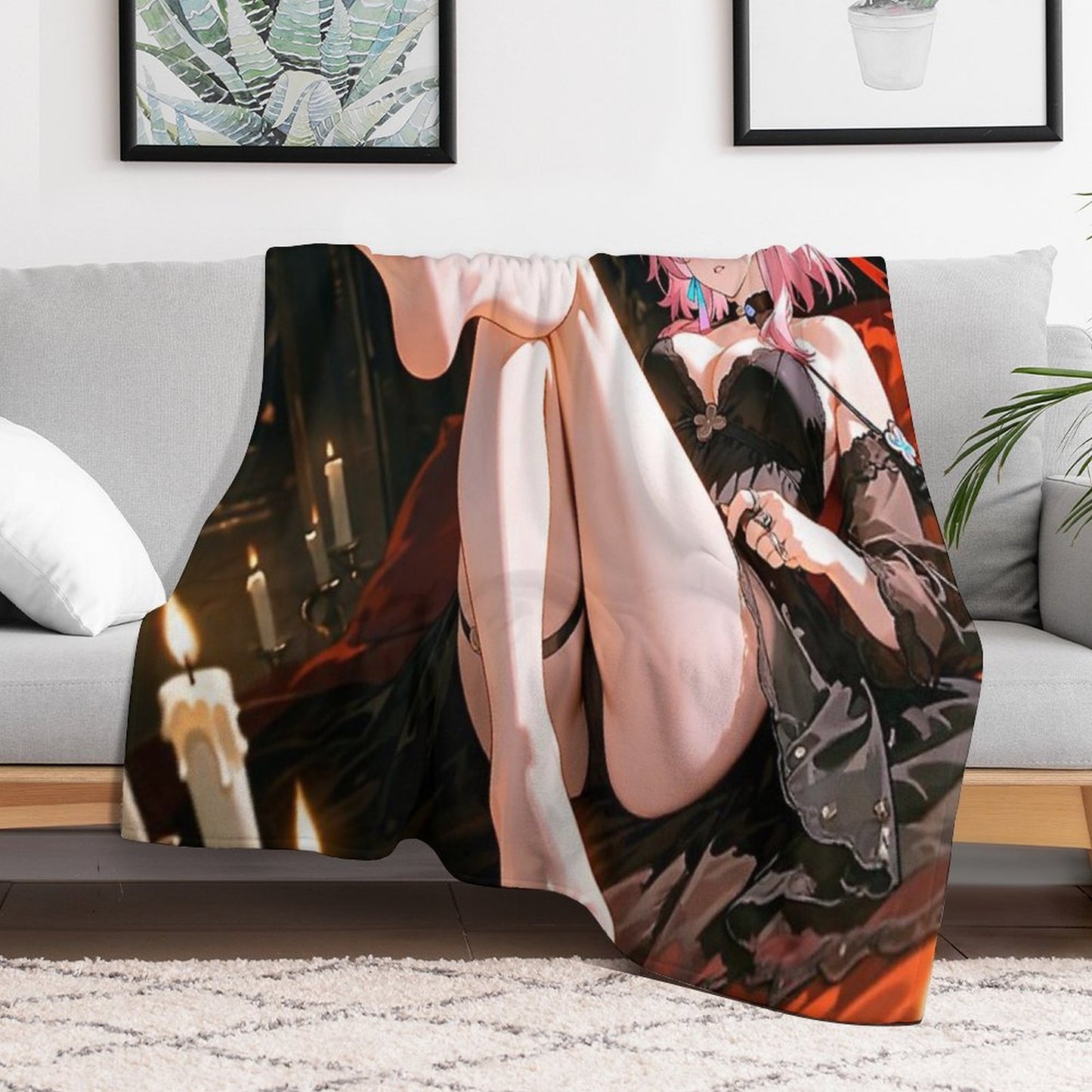 MARCH X Throw Blanket