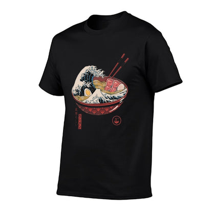 Great Ramen Wave  Slim-fit Cut T-Shirt