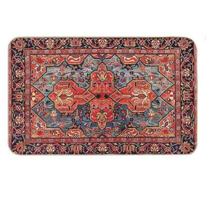 Kashan Poshti Central Persian Rug Print Bath Mat