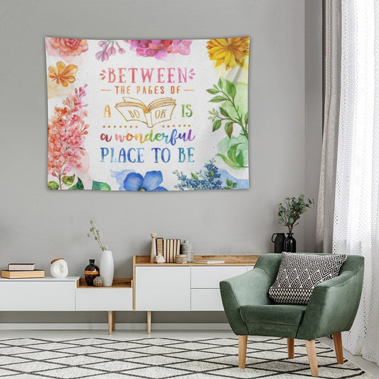 Between The Pages Tapestry