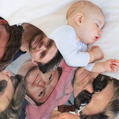 NiallHoran Photo Collage Throw Blanket