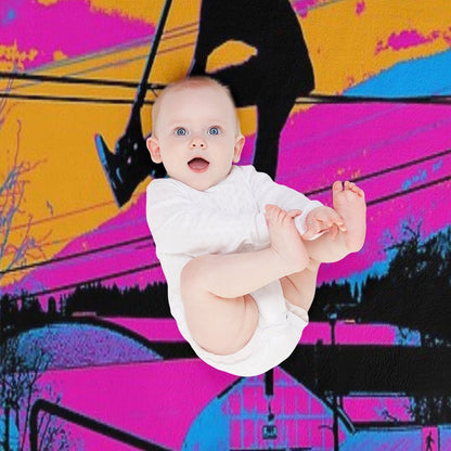 Let's Fly! - Stunt Scooter Throw Blanket