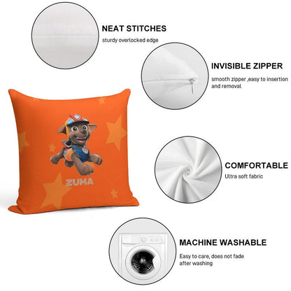 Paw Patrol Zuma Soft Decorative Cover Throw Pillow