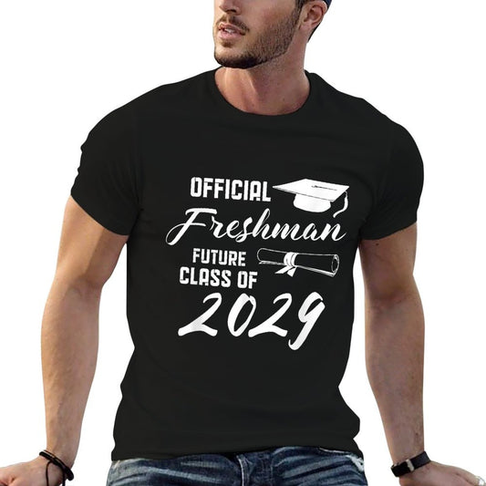 Official Freshman Future Class Of 2029 First Day Of School T-Shirt