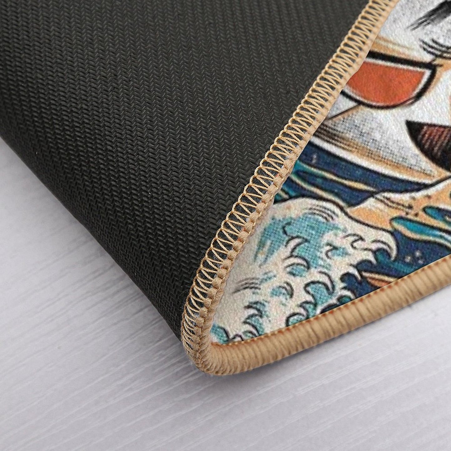 The Black Great Ramen Bath Mat