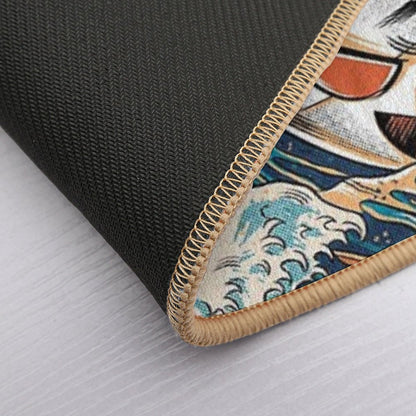The Black Great Ramen Bath Mat