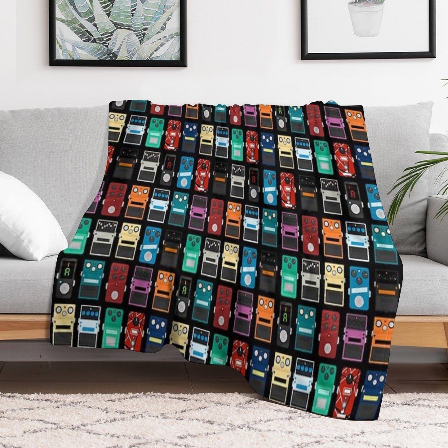 Pedal Board Throw Blanket