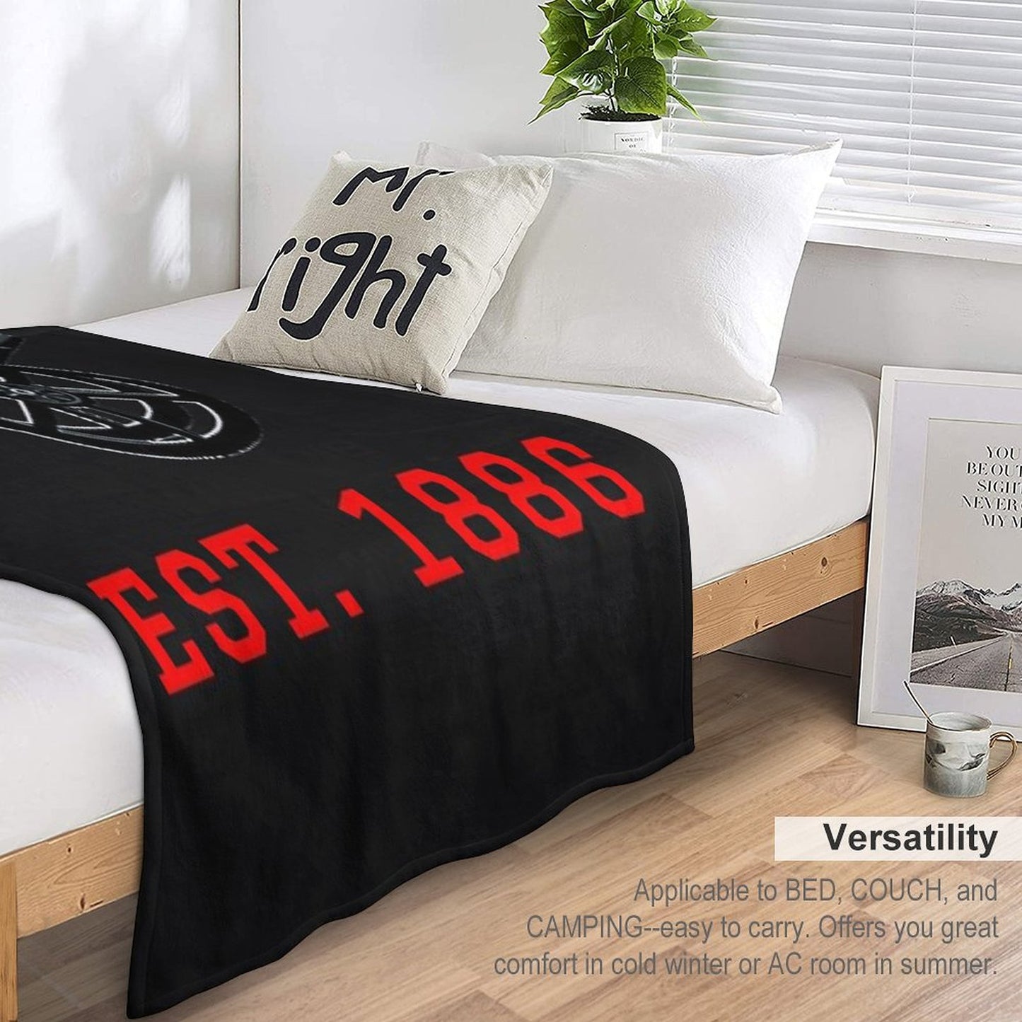 Established 1886 Throw Blanket