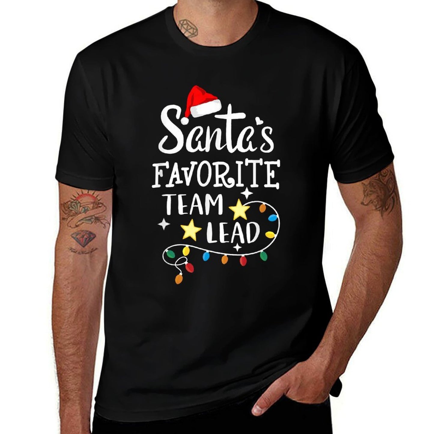 Santas Favorite Team Lead Christmas Manager - Team Leader  Breathable T-Shirt